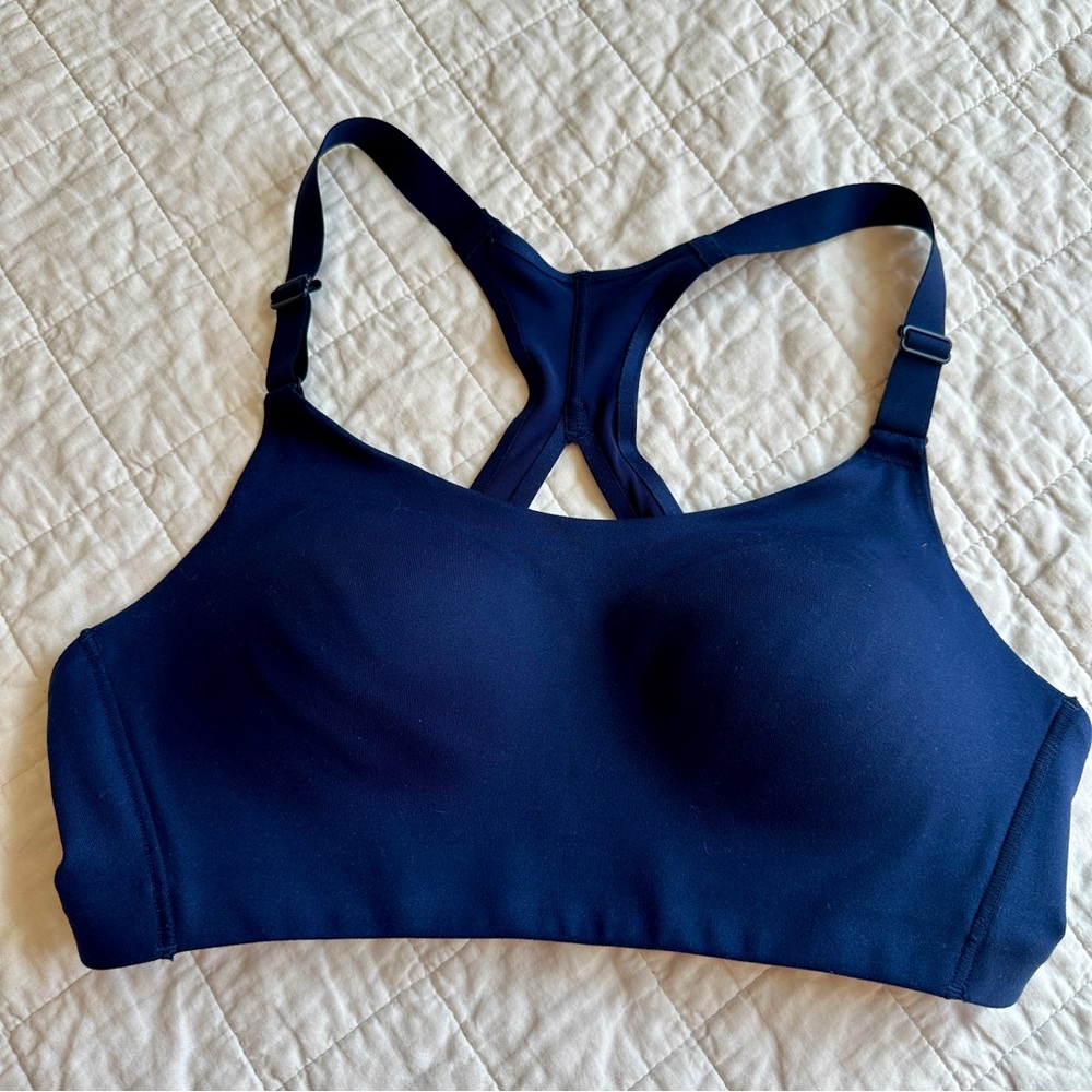 Victoria's Secret Incredible 34C Sweat On Point Sport Bra Navy Blue